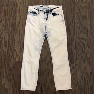 Madewell Acid Wash Skinny Ankle Jeans